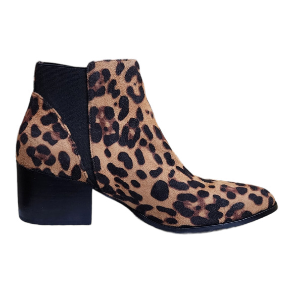 Chinese Laundry Finn Leopard Print Ankle Bootie Size 6.5 - Picture 6 of 11